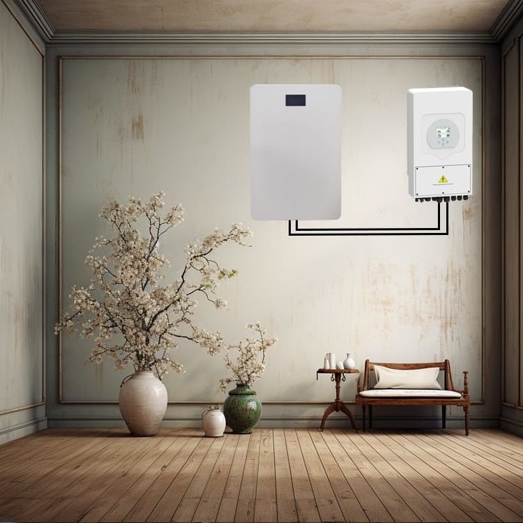 5.12kwh hybrydowy zasilanie słoneczne Lifepo4 bateria w jednym dla mieszkańców