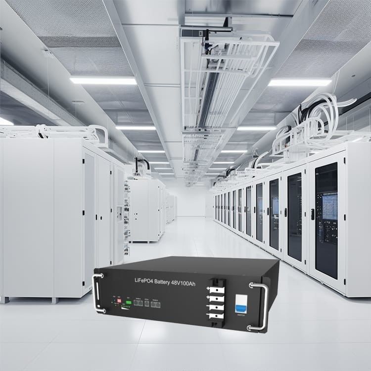 Czarna bateria litowa, 51.2 V 100ah Lifepo4 Bateria dla systemu słonecznego